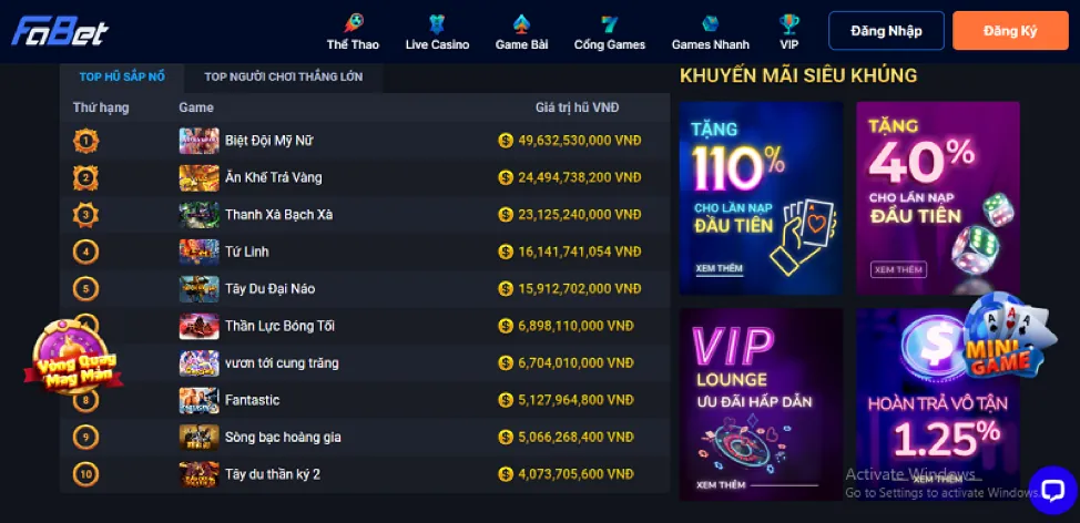 Sự kiện đặc biệt và giải đấu vip 69.net